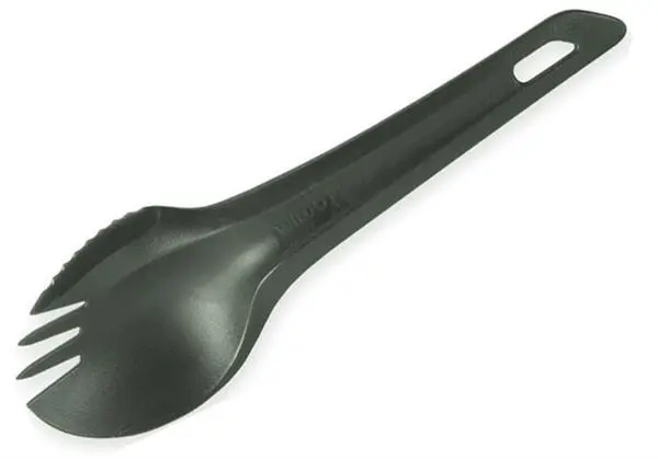 Wildo Olive-Colored Spork Utensil 1