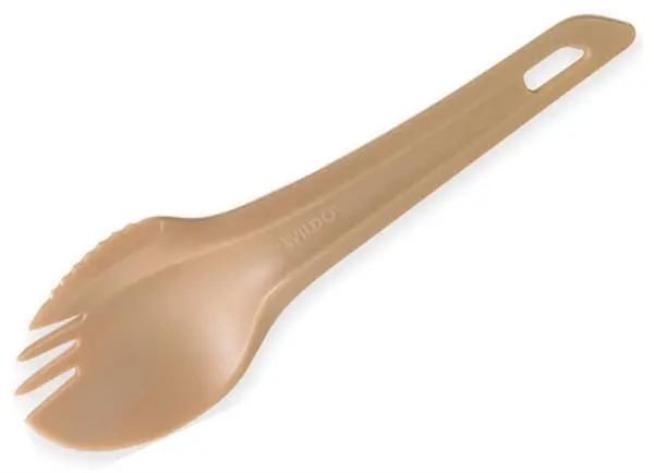 Wildo Tan Spork Compact Utensil 1