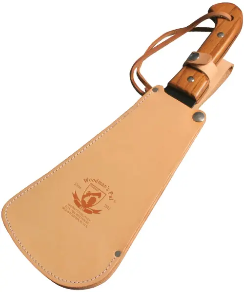 Woodman’S Pal Classic Fixed-Blade Knife With Natural Leather Sheath 1