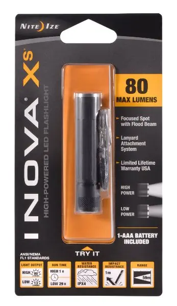 Xs Tactical Flashlight – Compact Black Led Light 1