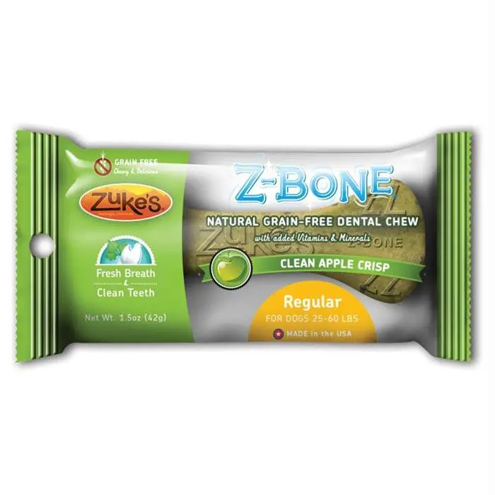 Z-Bone Apple-Flavored Dental Chew For Dogs – Regular Size 1