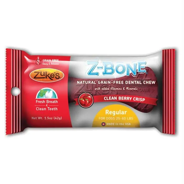 Z-Bone Cherry-Flavored Dental Chew For Dogs – Regular Size 1