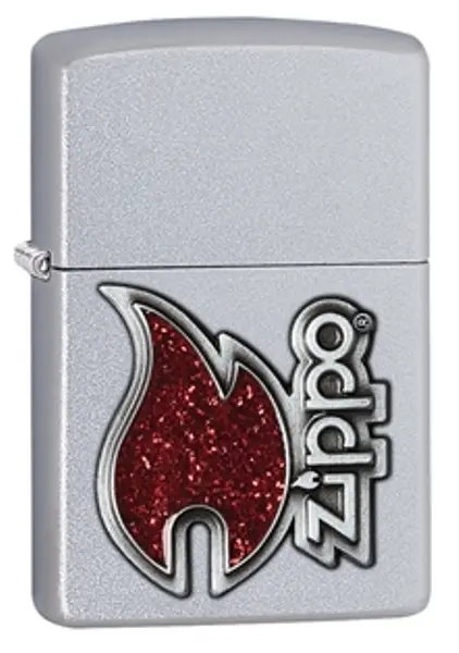 Zippo Red Flame Windproof Lighter – Classic Design 1