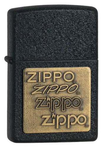 Zippo Solid Brass Emblem Badge Or Collectible Patch 1