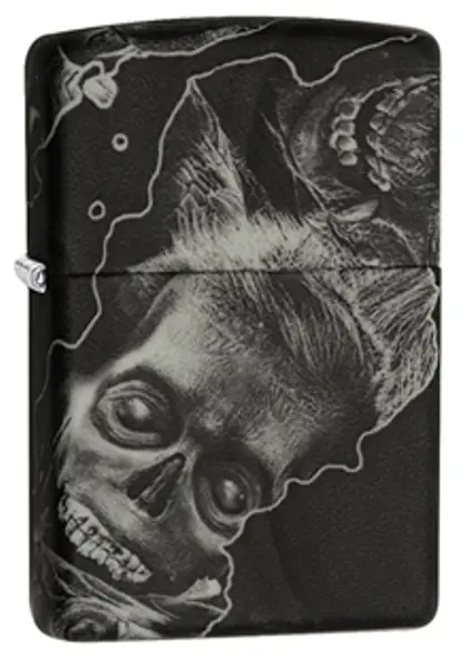 Zombie-Themed Soft-Touch Grip Folding Knife 1