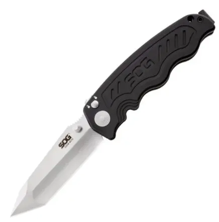 Zoom Mini Folding Knife – Straight Edge Tanto Blade, Satin Finish 1